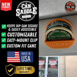 Can Saddle Blaze Orange Mud Jug