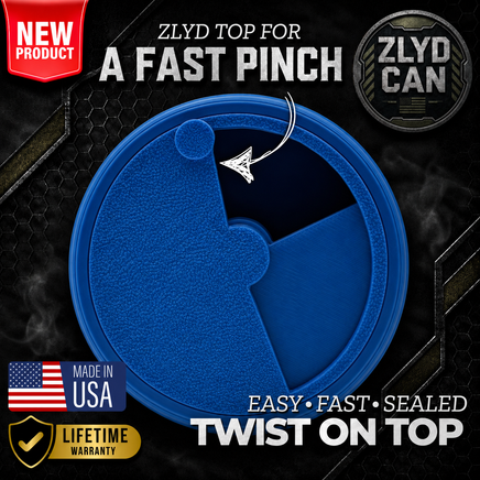 ZLYD Can Patriot Blue Mud Jug