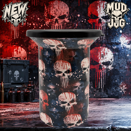 Liberty Bleeds "Limited" Mud Jug™ Roadie – Portable Spittoon Made in USA Mud Jug