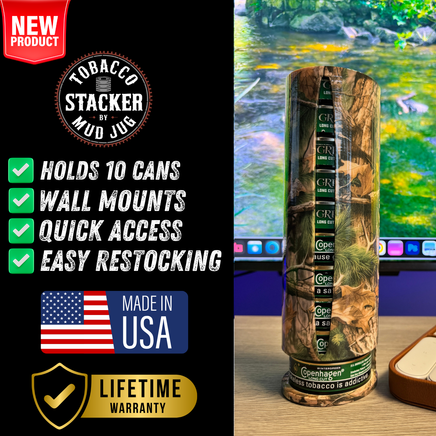 Woodland Whisper© Camo Tobacco Stacker© Mud Jug