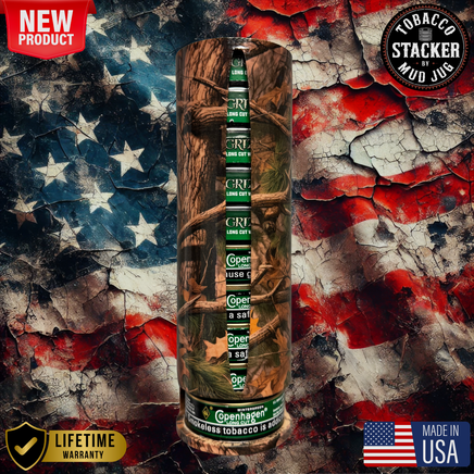 Woodland Whisper© Dusk Camo Tobacco Stacker© Mud Jug