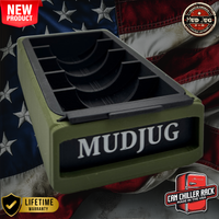 Olive Drab Chill Dip/Nic Pouch Can Chiller Rack
