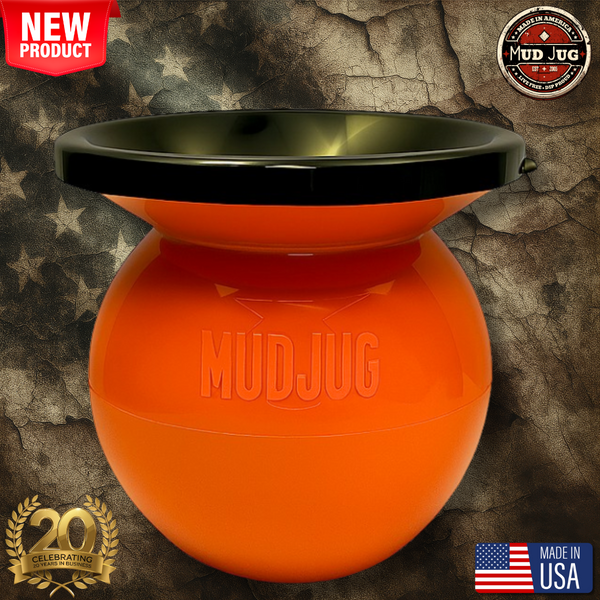 Hunter Orange Mud Jug™ Classic – Portable Spittoon Made in USA