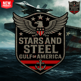Mud Jug© Stars and Steel Gulf of America Sticker Mud Jug