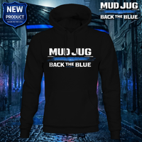 Mud Jug© Blue Line Valor Hoodie Mud Jug