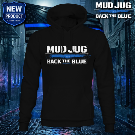 Mud Jug© Blue Line Valor Hoodie Mud Jug