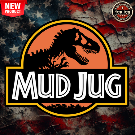 Mud Jug© Jurassic Dip Sticker Mud Jug