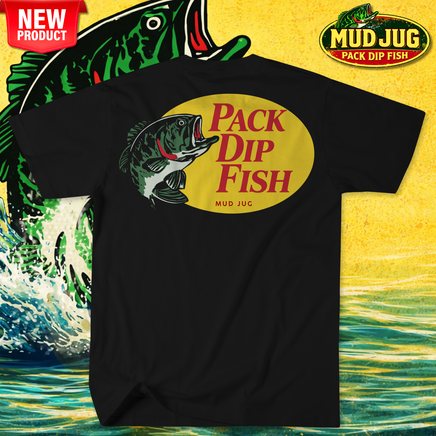 Mud Jug© Pack Dip Fish "Parody" T-Shirt Mud Jug