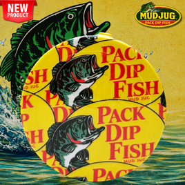 Pack Dip Fish "Parody" Mud Jug Can Lid Mud Jug