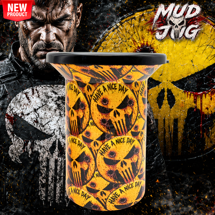 Grin Reaper 2 "Limited" Mud Jug™ Roadie – Portable Spittoon Made in USA Mud Jug