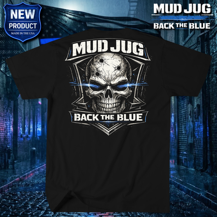 Mud Jug© Blue Line Valor T-Shirt Mud Jug