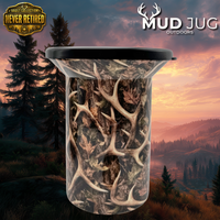 Rack and Timber Camo (Vault Collection) Mud Jug™ Roadie – Portable Spittoon Made in USA Mud Jug