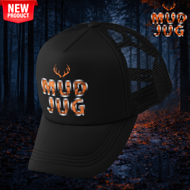 Mud Jug© Blackout Blaze Trucker Hat Mud Jug