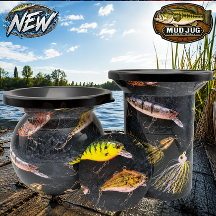 Reel Trouble Mud Jug© Classic, Roadie and Can Lid Value Pack (Copy) Mud Jug