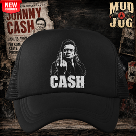 Mud Jug© Vinyl Outlaw Trucker Hat Mud Jug
