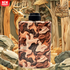 Carved Camo "Limited" Mud Jug© Stealth© Mudjug