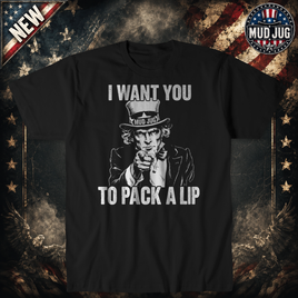Mud Jug© Uncle Sam Pack A Lip T-Shirt Mud Jug