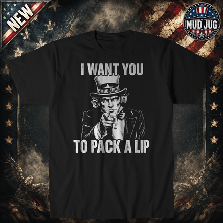 Mud Jug© Uncle Sam Pack A Lip T-Shirt Mud Jug
