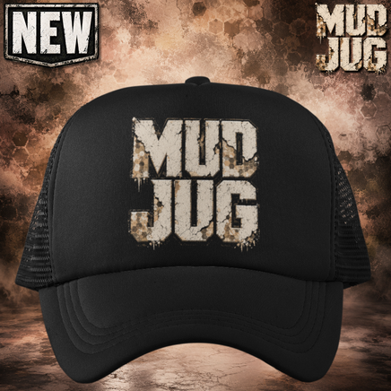 Mud Jug© Ghost Hive Camo Trucker Hat Mud Jug