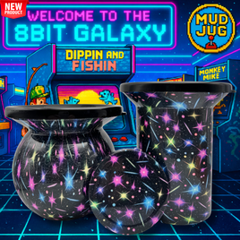 8-Bit Galaxy "Limited" Mud Jug© Classic, Roadie and Can Lid Value Pack Mud Jug