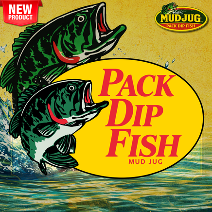 Mud Jug© Pack Dip Fish "Parody" Sticker Mud Jug