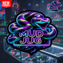 Mud Jug© Black Light Boa Sticker Mud Jug