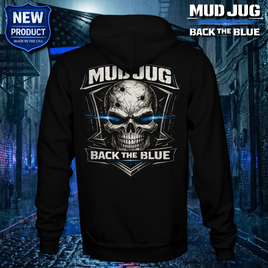 Mud Jug© Blue Line Valor Hoodie Mud Jug