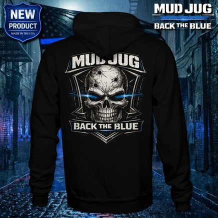 Mud Jug© Blue Line Valor Hoodie Mud Jug
