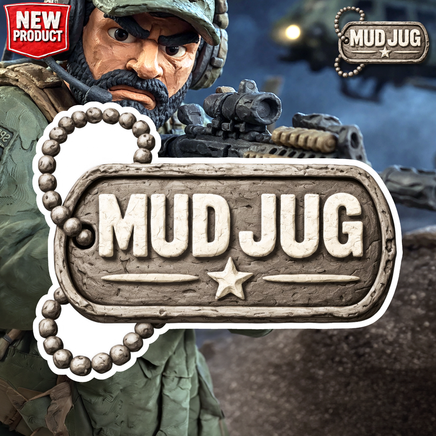 Mud Jug© Slaymation Camo Sticker Mud Jug