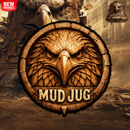 Mud Jug© Liberty Carve Sticker Mud Jug
