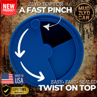 ZLYD Can Patriot Blue Mud Jug