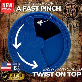 ZLYD Can Patriot Blue Mud Jug