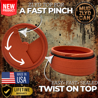 Mud ZLYD Can Rustbelt Red FREE 🔻 Reloader Funnel Mud Jug