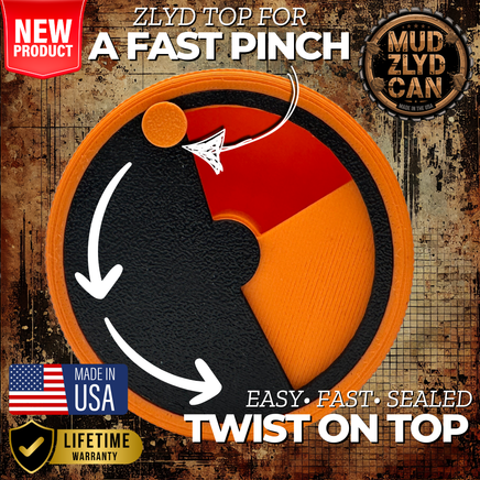 Mud ZLYD Can Blaze Orange Mud Jug