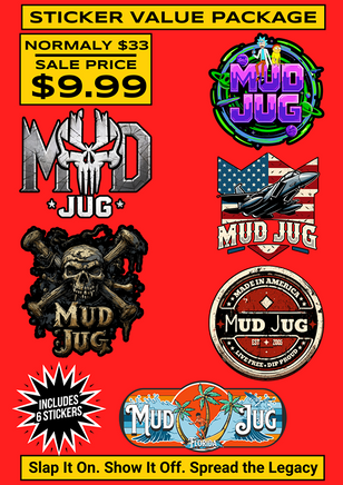Mud Jug Sticker Smash Pack -2 Mud Jug
