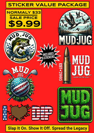 Mud Jug Sticker Smash Pack -4 Mud Jug