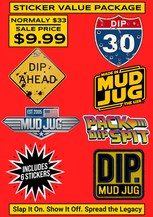 Mud Jug Sticker Smash Pack -1 Mud Jug