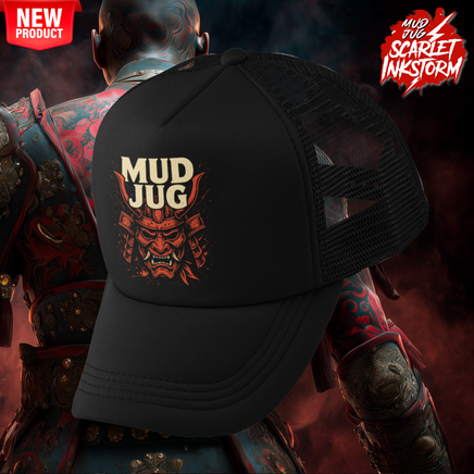 Mud Jug© Scarlet Inkstorm Trucker Hat Mud Jug