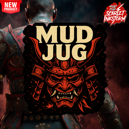 Mud Jug© Scarlet Inkstorm Sticker Mud Jug